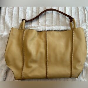 The Sak New Condition Los Feliz large tote in yellow/buttercup shade